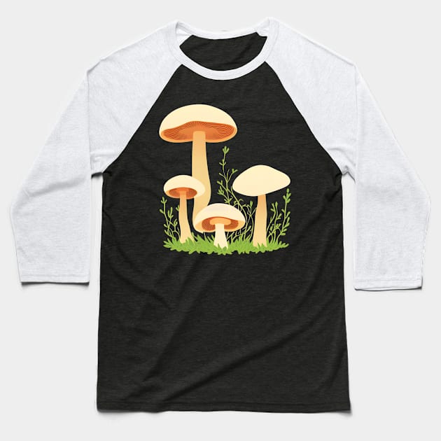 Mushroom Cluster 04 Baseball T-Shirt by Jaymz Weiss Designz